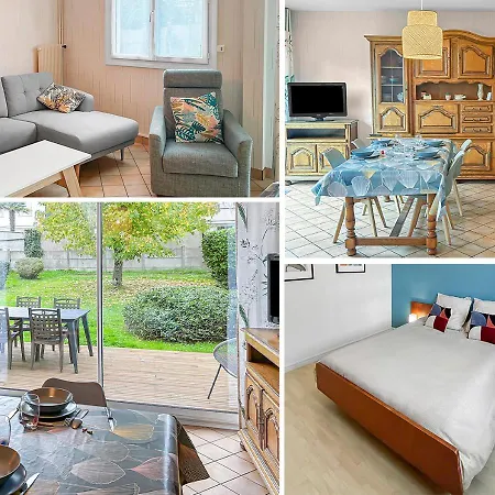 Сasa de vacaciones Maison Familiale A 500m Des Plages Avec Jardin